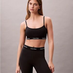 Calvin Klein sports active yoga gym black bra bralette S 
ORG. 40$ removable cup